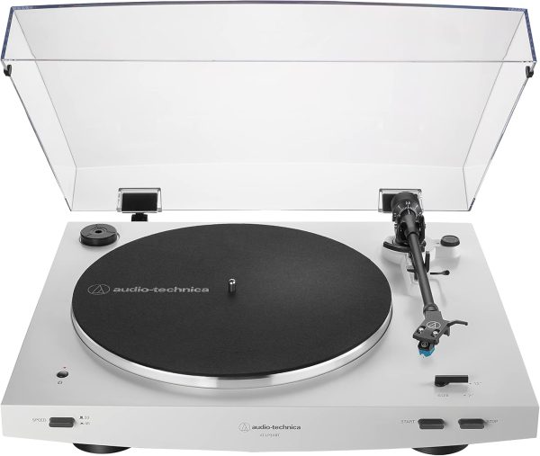 Audio-Technica Audio Technica AT-LP3XBT-WH Bluetooth Turntable Belt Drive Fully Automatic 33/45 (White) - Image 7