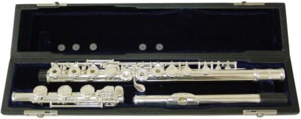 Signature Music 17 Open Hole Silver Low B Flute 2821S - Image 9